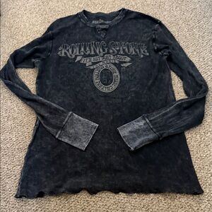 Rolling Stone Long Sleeve Shirt size large